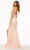 Sherri Hill 56103 - Sequin Embellished Plunging Prom Dress Special Occasion Dress 2 / Blush