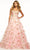 Sherri Hill 56107 - A-Line Floral Prom Dress Prom Dresses 000 / Pink