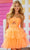 Sherri Hill 56113 - Sleeveless Front Keyhole Cocktail Dress Cocktail Dresses 4 / Hot Pink