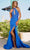 Sherri Hill 56130 - Halter Cutout Gown Prom Dresses 000 / Royal