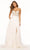 Sherri Hill 56136 - Floral Appliqued Evening Gown Special Occasion Dress 000 / Ivory