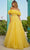 Sherri Hill 56173 - Ruffled Off Shoulder Gown Special Occasion Dress 000 / Yellow