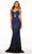 Sherri Hill 56180 - Hot Stone Sleeveless Gown Special Occasion Dress 000 / Black/Royal