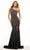 Sherri Hill 56181 - Corset Asymmetrical Gown Evening Dresses 000 / Black/Silver