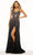 Sherri Hill 56205 - Sweetheart Neck A-line Gown Prom Dresses 000 / Black/Silver