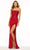 Sherri Hill 56227 - Crisscross Back Fitted Prom Gown Prom Dresses 000 / Red