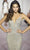 Sherri Hill 56380 - V-Neck Jeweled Evening Gown Special Occasion Dress 000 / Nude/Silver