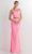 Studio 17 Prom 12886 - Scoop Neck Two Piece Prom Gown Evening Dresses 0 / Neon Pink