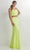 Studio 17 Prom 12886 - Scoop Neck Two Piece Prom Gown Evening Dresses 0 / Neon Yellow