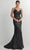 Studio 17 Prom 12909 - Sequined Sleeveless Evening Dress Evening Dresses 0 / Black