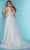 Sydney's Closet Bridal SC5322 - V-Neck Rose Floral Lace Applique Bridal Gown Bridal Dresses