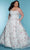 Sydney's Closet Bridal SC5323 - Floral Printed Sweetheart Neck Prom Gown Prom Dresses