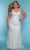 Sydney's Closet Bridal SC5330 - V-Neck 3D Floral Applique Bridal Gown Bridal Dresses