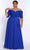 Sydney's Closet CE2009 - Ruched Off Shoulder Evening Gown Evening Dresses