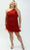 Sydney's Closet JK2401 - Asymmetric Feather Hem Cocktail Dress Cocktail Dresses