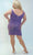 Sydney's Closet JK2402 - Deep V-Neck Sequin Cocktail Dress Cocktail Dresses