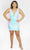 Sydney's Closet JK2404 - Fully Sequin Plunging Cocktail Dress Cocktail Dresses 10 / Unicorn