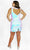 Sydney's Closet JK2404 - Fully Sequin Plunging Cocktail Dress Cocktail Dresses