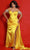 Sydney's Closet JK2408 - Rhinestone Accent Sheath Evening Dress Evening Dresses 10 / Sunflower