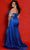 Sydney's Closet JK2408 - Rhinestone Accent Sheath Evening Dress Evening Dresses