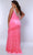 Sydney's Closet JK2412 - Beaded Fringe V-Neck Evening Dress Evening Dresses