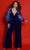 Sydney's Closet JK2414 - Velvet Puff Long Sleeve Jumpsuit Formal Pantsuits