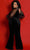 Sydney's Closet JK2414 - Velvet Puff Long Sleeve Jumpsuit Formal Pantsuits