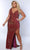 Sydney's Closet JK2415 - Sleeveless High Slit Evening Dress Evening Dresses