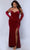 Sydney's Closet JK2418 - Corset Velvet Strapless Evening Dress Evening Dresses