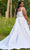 Sydney's Closet SC5334 - Off-shoulder Floral Beaded Mermaid Gown Wedding Dresses