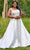 Sydney's Closet SC5334 - Off-shoulder Floral Beaded Mermaid Gown Wedding Dresses