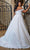 Sydney's Closet SC5347 - Satin Ballgown with Off-Shoulder Neckline Wedding Dresses