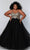 Sydney's Closet SC7309 - Embroidered Sleeveless Prom Gown Prom Dresses 14 / Onyx