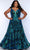 Sydney's Closet SC7367 - Sequin Embellished V-Neck Evening Gown Evening Dresses