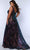 Sydney's Closet SC7367 - Sequin Embellished V-Neck Evening Gown Evening Dresses