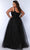 Sydney's Closet SC7371 - Lace Applique Sleeveless Prom Gown Ball Gowns