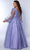 Sydney's Closet SC7373 - Illusion Sleeve Appliqued Prom Dress Prom Dresses