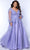 Sydney's Closet SC7373 - Illusion Sleeve Appliqued Prom Dress Prom Dresses