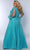 Sydney's Closet SC7373 - Illusion Sleeve Appliqued Prom Dress Prom Dresses