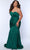 Sydney's Closet SC7374 - Strapless Ruched Detail Prom Gown Prom Dresses