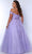 Sydney's Closet SC7379 - 3D Floral Off Shoulder Prom Dress Prom Dresses