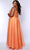 Sydney's Closet SC7384 - Lace Appliqued V-Neck Prom Dress Prom Dresses