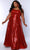 Sydney's Closet SC7387 - Scoop Iridescent Sequin Prom Dress Prom Dresses 14 / Scarlett