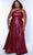 Sydney's Closet SC7389 - One-Shoulder Sweetheart Neck Evening Gown Evening Dresses