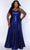 Sydney's Closet SC7389 - One-Shoulder Sweetheart Neck Evening Gown Evening Dresses