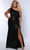 Sydney's Closet SC7391 - Lace Applique One-Shoulder Prom Gown Prom Dresses