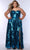 Sydney's Closet SC7405 - Floral Beaded Mermaid Gown Special Occasion Dress