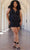 Sydney's Closet SC8121 - Sleeveless V-Neck Cocktail Dress Party Dresses