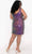 Sydney's Closet SC8127 - Wide Strap Allover Sequin Cocktail Dress Cocktail Dresses