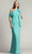 Tadashi Shoji ALG18371L - Bow Accent Asymmetric Evening Gown Evening Dresses